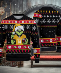 Pittsburgh Steelers Custom Chrismas Ugly Sweater