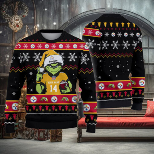 Pittsburgh Steelers Custom Chrismas Ugly Sweater