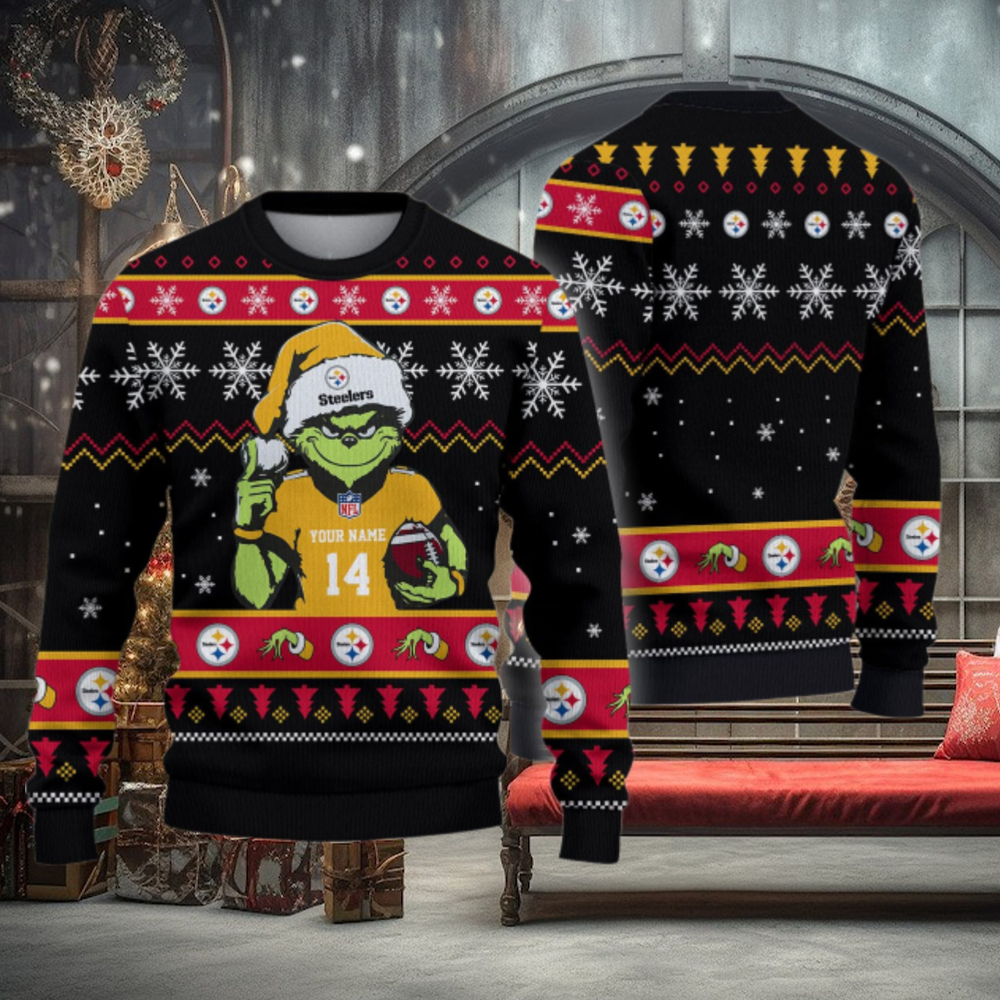 Pittsburgh Steelers Custom Chrismas Ugly Sweater Pittsburgh Steelers Custom Chrismas Ugly Sweater