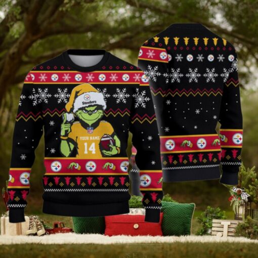Pittsburgh Steelers Custom Chrismas Ugly Sweater