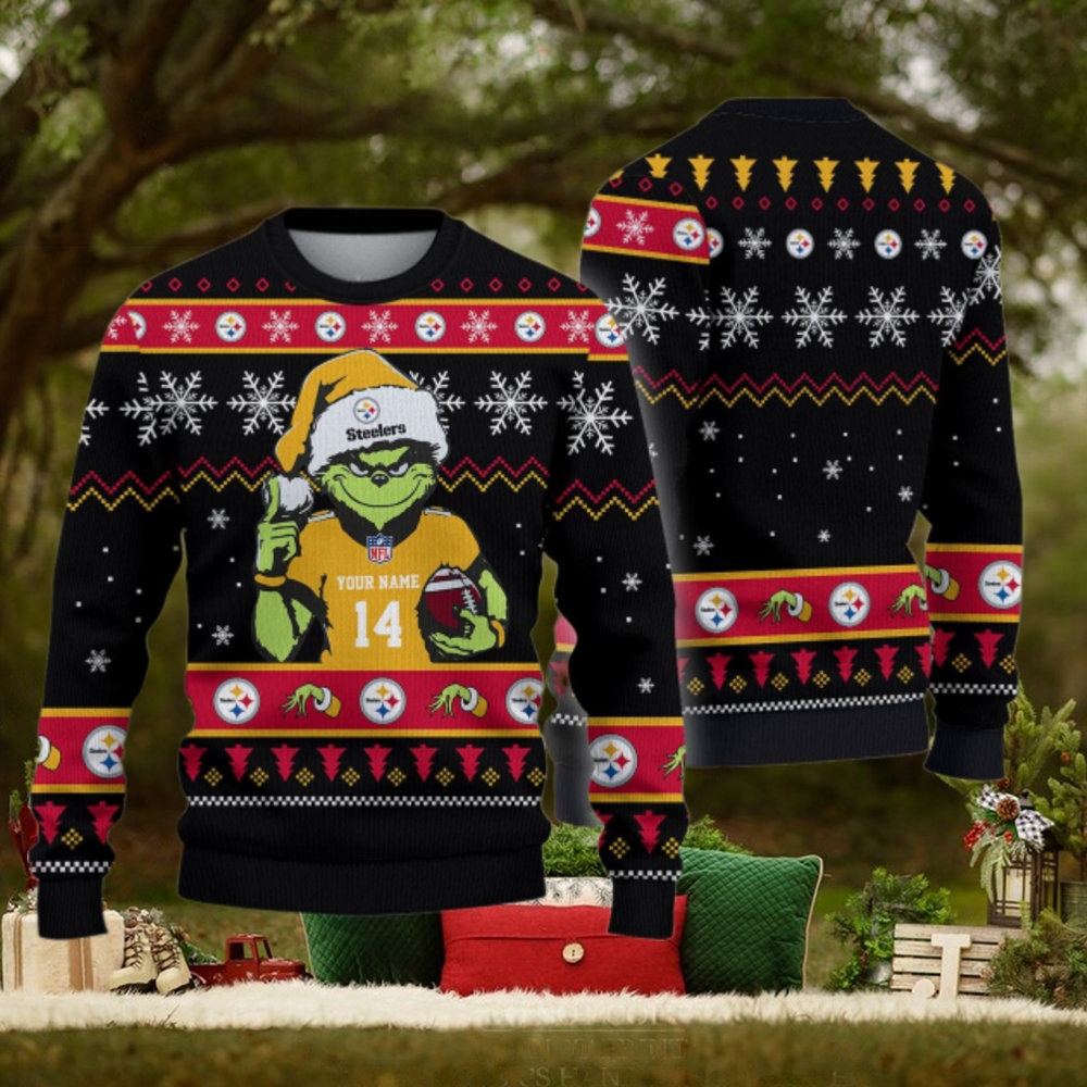 Pittsburgh Steelers Custom Chrismas Ugly Sweater Pittsburgh Steelers Custom Chrismas Ugly Sweater