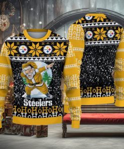 Pittsburgh Steelers Dabbing Santa Christmas Sweater