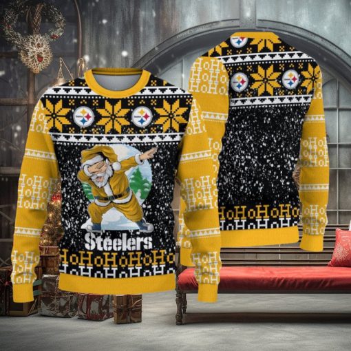 Pittsburgh Steelers Dabbing Santa Christmas Sweater