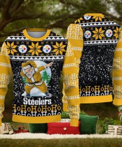 Pittsburgh Steelers Dabbing Santa Christmas Sweater