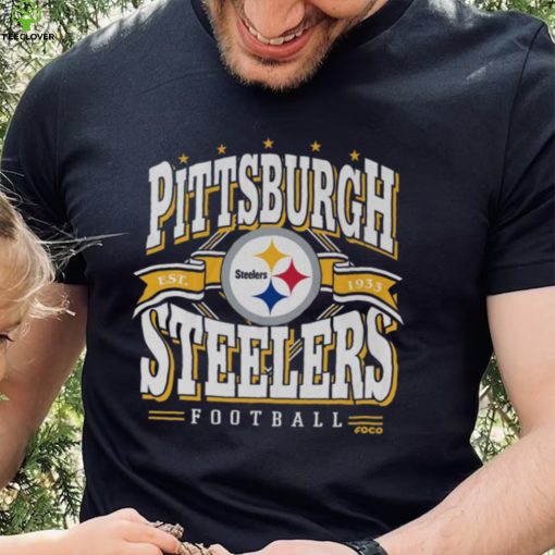 Pittsburgh Steelers Established Banner T Shirt