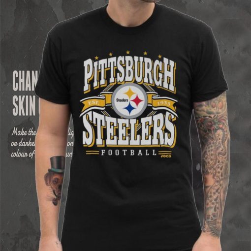 Pittsburgh Steelers Established Banner T Shirt