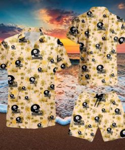 Pittsburgh Steelers Football Team Aop Aloha Summer Hawaiian Shirt And Short