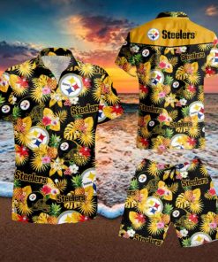 Pittsburgh Steelers Football Team Summer Vacation Hawaiian Shirt And Short
