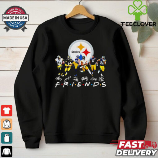 Pittsburgh Steelers Friends football players signatures shirt