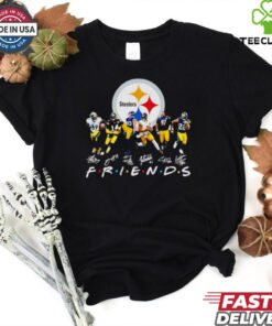 Pittsburgh Steelers Friends football players signatures shirt
