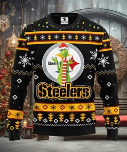 Pittsburgh Steelers Funny Grinch Christmas Ugly Sweater