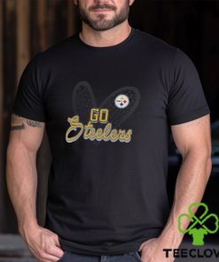 Pittsburgh Steelers G III 4Her by Carl Banks Women's Animal Print Heart Fitted T Shirt