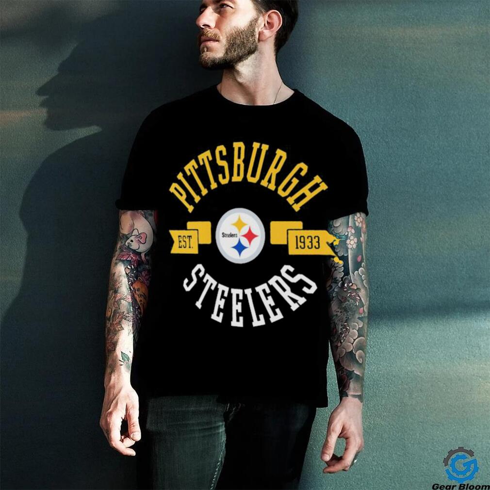 Pittsburgh Steelers G-III 4Her by Carl Banks Women's Extra Point Bling  Tri-Blend T-Shirt - Black