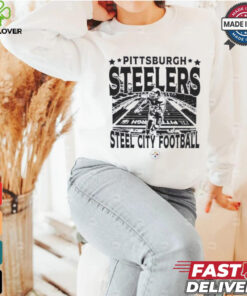 Pittsburgh Steelers Gameday Steel City Football Vintage Stadium Shirt