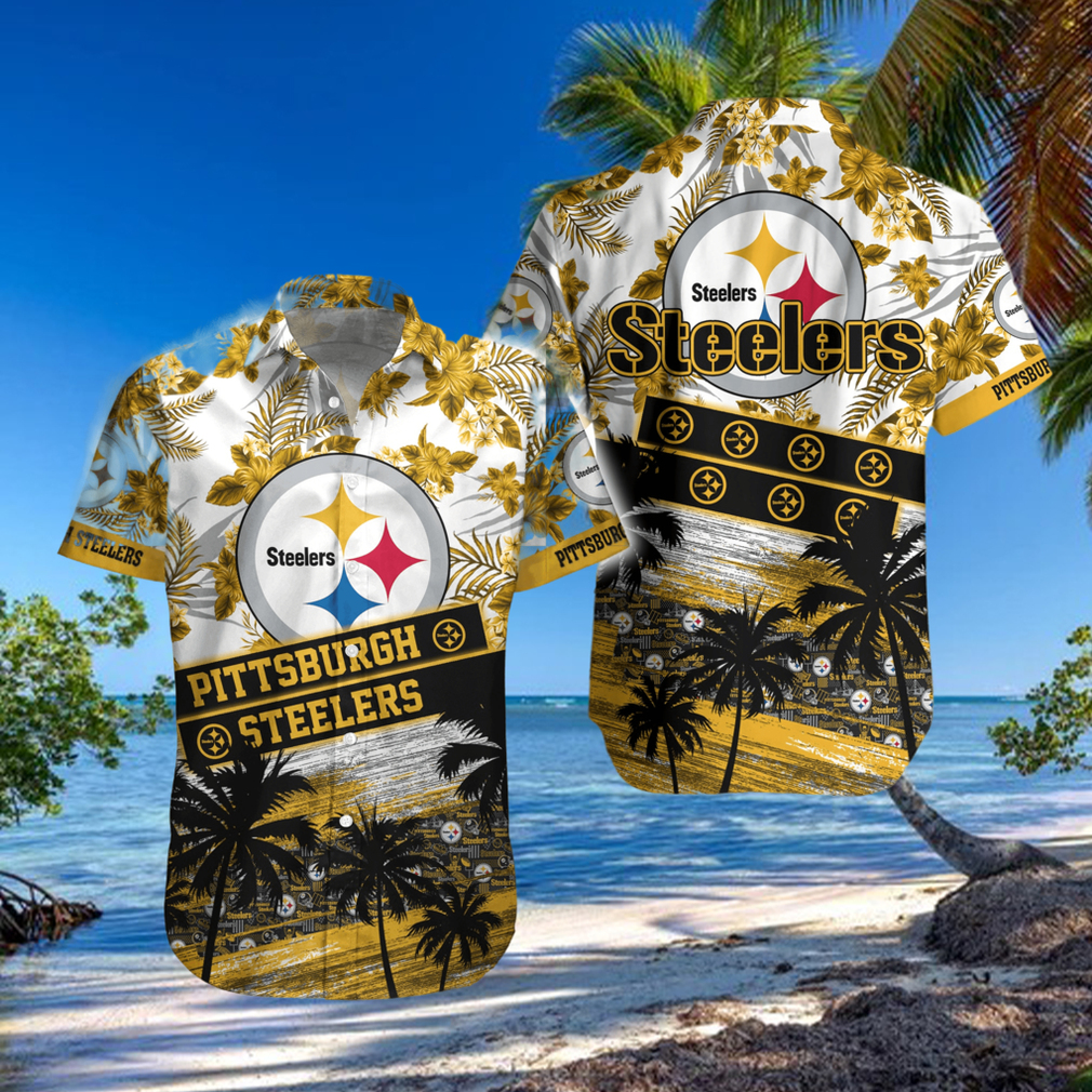 Pittsburgh Steelers Hawaiian Shirt And Beach Short Pittsburgh Steelers Hawaiian Shirt And Beach Short