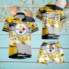 Pittsburgh Steelers NFL SAS Tropical Pattern Summer Beach Team Hawaiian Shirt And Short For Men Women Gift
