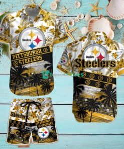 Pittsburgh Steelers Hawaiian Shirt And Summer Shorts For Fans