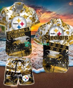 Pittsburgh Steelers Hawaiian Shirt And Summer Shorts For Fans