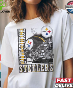 Pittsburgh Steelers Helmet Dash T Shirt