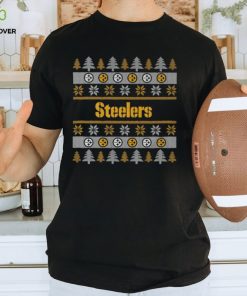 Pittsburgh Steelers Holiday Christmas Tree T Shirt