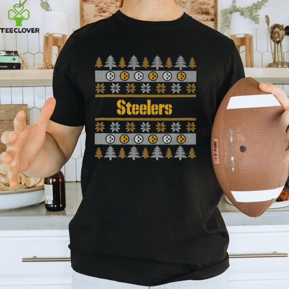 Pittsburgh Steelers Holiday Christmas Tree T Shirt