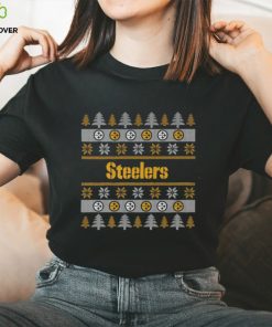 Pittsburgh Steelers Holiday Christmas Tree T Shirt