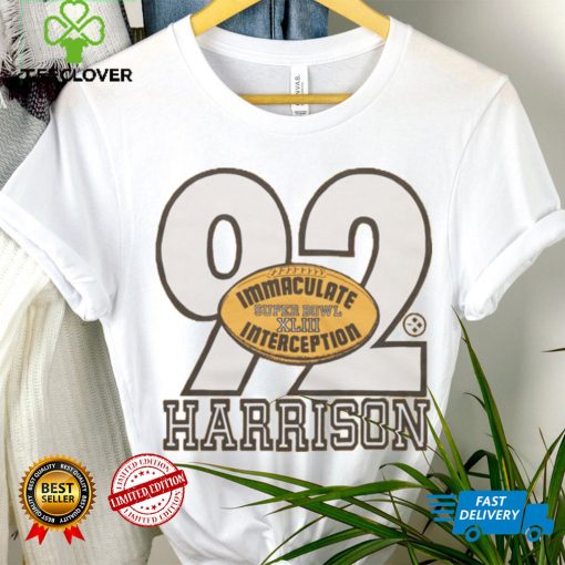Pittsburgh Steelers Immaculate Interception Harrison Retro NFL T Shirt