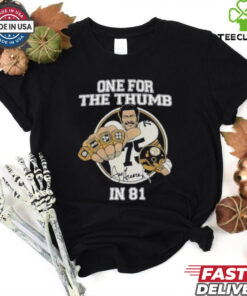 Pittsburgh Steelers Joe Greene One For The Thumb In 81 Shirt