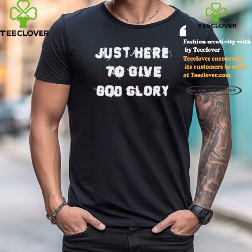 Pittsburgh Steelers Justin Fields Just Here To Give God Glory Tee Shirt