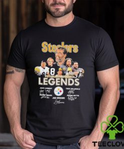 Pittsburgh Steelers Legends Jack Lambert Troy Polamalu Hines Ward Joe Greene Jerome Bettis signature 2023 hoodie, sweater, longsleeve, shirt v-neck, t-shirt