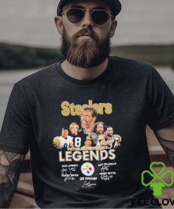 Pittsburgh Steelers Legends Jack Lambert Troy Polamalu Hines Ward Joe Greene Jerome Bettis signature 2023 hoodie, sweater, longsleeve, shirt v-neck, t-shirt