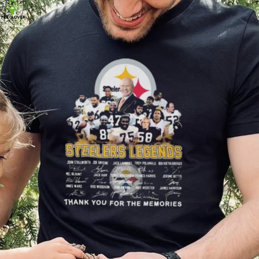 Pittsburgh Steelers Legends Thank You For The Memories Signatures shirt