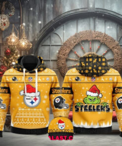 Pittsburgh Steelers Merry Christmas Ugly Hoodie Sweatshirt