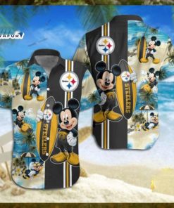 Pittsburgh Steelers Mickey Mouse Hawaiian Shirt