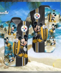 Pittsburgh Steelers Mickey Mouse Hawaiian Shirt