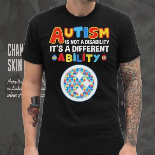 Pittsburgh Steelers NFL Autism Is Not A Disability 2024 Shirt