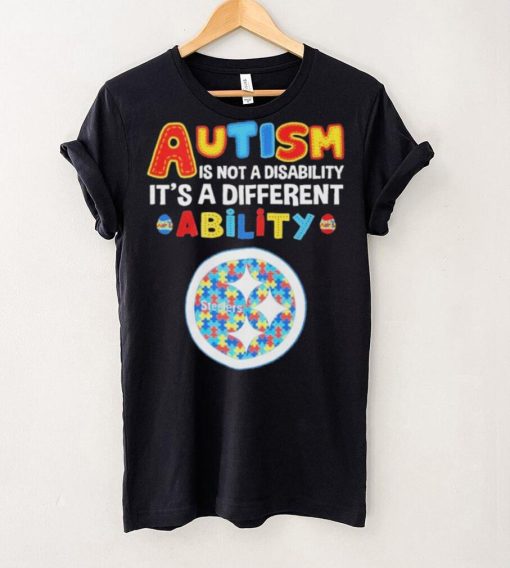 Pittsburgh Steelers NFL Autism Is Not A Disability 2024 Shirt