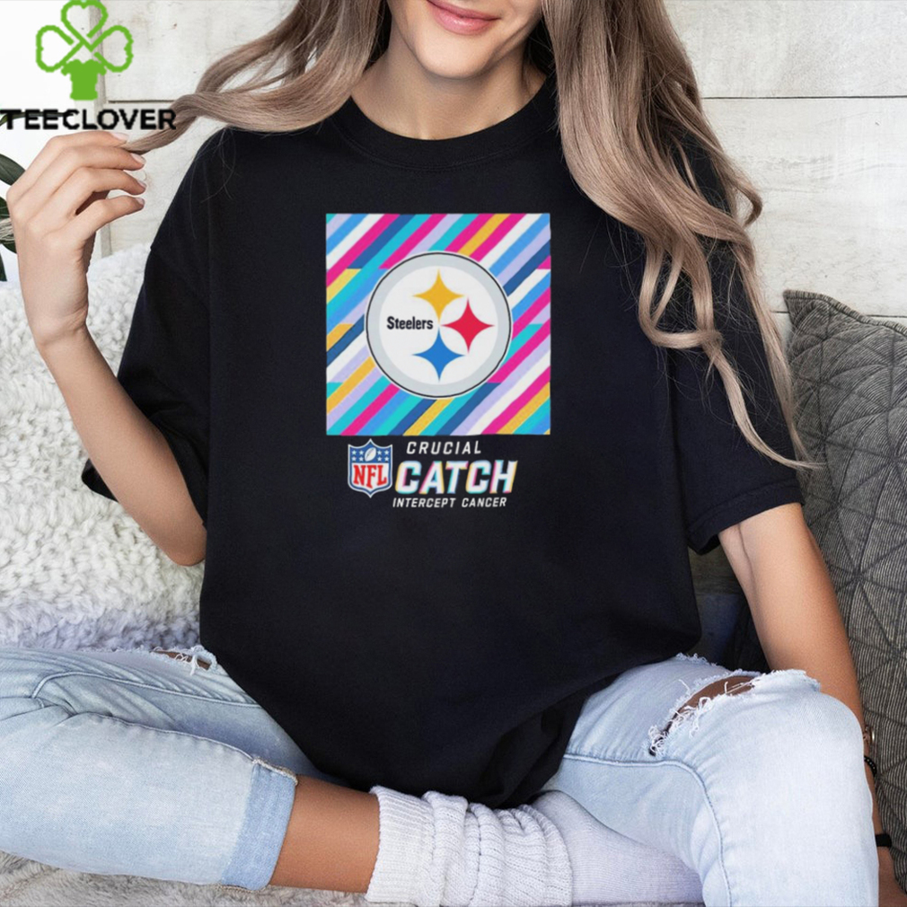 Pittsburgh Steelers NFL Crucial Catch Intercept Cancer 2024 shirt Pittsburgh Steelers NFL Crucial Catch Intercept Cancer 2024 shirt