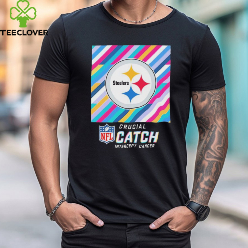 Pittsburgh Steelers NFL Crucial Catch Intercept Cancer 2024 shirt Pittsburgh Steelers NFL Crucial Catch Intercept Cancer 2024 shirt
