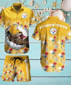 Pittsburgh Steelers NFL Groot Graphic New Trends Hawaiian Shirt And Short For Men Women Gift Summer Beach Team Holiday