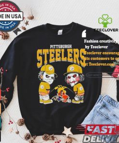 Pittsburgh Steelers NFL Halloween Peeing Funny Shirt