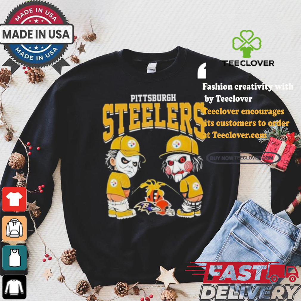 Pittsburgh Steelers NFL Halloween Peeing Funny Shirt Pittsburgh Steelers NFL Halloween Peeing Funny Shirt