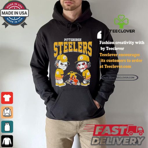 Pittsburgh Steelers NFL Halloween Peeing Funny Shirt