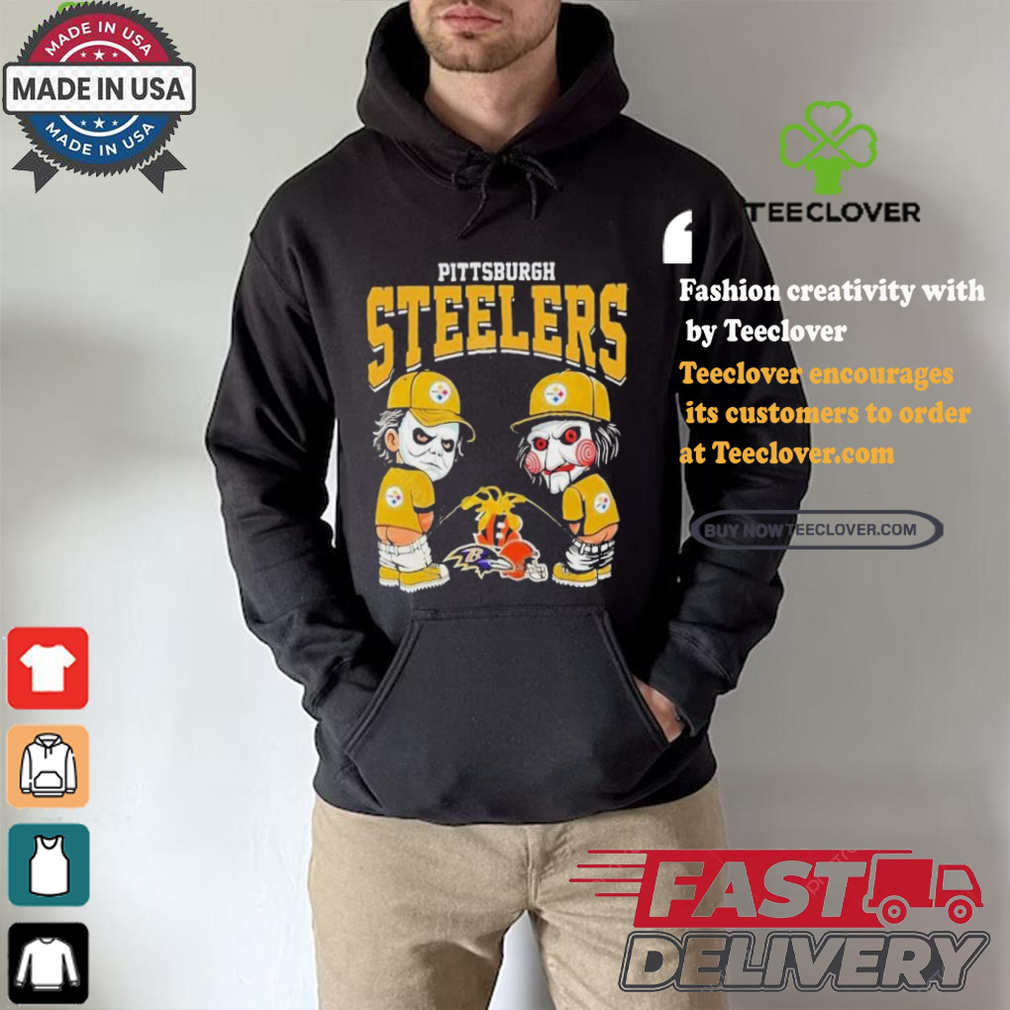 Pittsburgh Steelers NFL Halloween Peeing Funny Shirt Pittsburgh Steelers NFL Halloween Peeing Funny Shirt