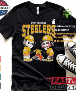 Pittsburgh Steelers NFL Halloween Peeing Funny Shirt