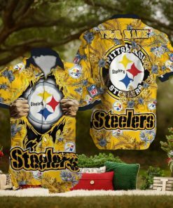 Pittsburgh Steelers NFL Hawaiian Shirt Custom Name For Fans