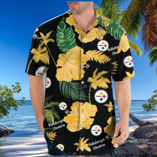 Pittsburgh Steelers NFL Hibiscus Summer Gift Hawaiian Shirt