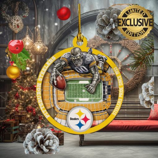 Pittsburgh Steelers NFL Mascot 2023 Holiday Gifts Christmas Decorations Ornament