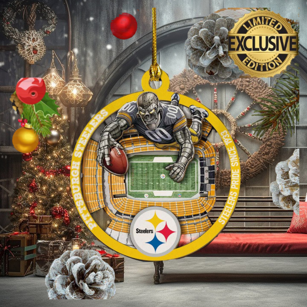 Pittsburgh Steelers NFL Mascot 2023 Holiday Gifts Christmas Decorations Ornament Pittsburgh Steelers NFL Mascot 2023 Holiday Gifts Christmas Decorations Ornament