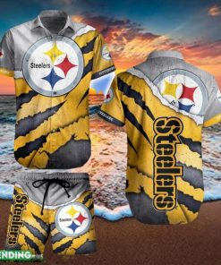 Pittsburgh Steelers NFL SAS Hawaiian Shirt And Short For Best Fans Gift New Trending Beach Holiday